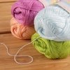 image:imageJubileeYarn Delightfully Fine Yarn  50gSkein Lace Bamboo Rayon  Shades of Blue  4 SkeinsVariety Pack