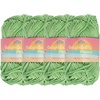 image:imageJubileeYarn Delightfully Plump Yarn  100gSkein Super Chunky Bamboo Rayon  Pink Dust  2 Skeins06 Green Hill