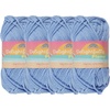 image:imageJubileeYarn Delightfully Plump Yarn  100gSkein Super Chunky Bamboo Rayon  Pink Dust  2 Skeins07 Blue Sky