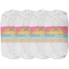 image:imageJubileeYarn Delightfully Plump Yarn  100gSkein Super Chunky Bamboo Rayon  Pink Dust  2 Skeins12 Frost White