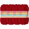 image:imageJubileeYarn Delightfully Plump Yarn  100gSkein Super Chunky Bamboo Rayon  Pink Dust  2 Skeins13 Red Wine