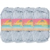 image:imageJubileeYarn Delightfully Plump Yarn  100gSkein Super Chunky Bamboo Rayon  Pink Dust  2 Skeins20 Pastel Blue