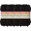 image:imageJubileeYarn Delightfully Plump Yarn  100gSkein Super Chunky Bamboo Rayon  Pink Dust  2 Skeins211 Midnight Black