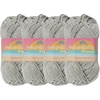 image:imageJubileeYarn Delightfully Plump Yarn  100gSkein Super Chunky Bamboo Rayon  Pink Dust  2 Skeins22 Cloudy Grey