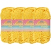 image:imageJubileeYarn Delightfully Plump Yarn  100gSkein Super Chunky Bamboo Rayon  Pink Dust  2 Skeins220 Daisy Yellow