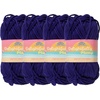 image:imageJubileeYarn Delightfully Plump Yarn  100gSkein Super Chunky Bamboo Rayon  Pink Dust  2 Skeins24 Romantic Midnight Blue