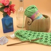image:imageJubileeYarn Delightfully Plump Yarn  100gSkein Super Chunky Bamboo Rayon  Pink Dust  2 Skeins26 Orange Juice