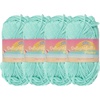 image:imageJubileeYarn Delightfully Plump Yarn  100gSkein Super Chunky Bamboo Rayon  Pink Dust  2 Skeins30 Aqua