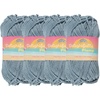 image:imageJubileeYarn Delightfully Plump Yarn  100gSkein Super Chunky Bamboo Rayon  Pink Dust  2 Skeins3004 Faded Glacier Blue