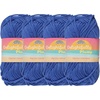 image:imageJubileeYarn Delightfully Plump Yarn  100gSkein Super Chunky Bamboo Rayon  Pink Dust  2 Skeins3208 Dynasty Blue