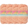 image:imageJubileeYarn Delightfully Plump Yarn  100gSkein Super Chunky Bamboo Rayon  Pink Dust  2 Skeins33 Apricot