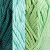 image:imageJubileeYarn Delightfully Plump Yarn  100gSkein Super Chunky Bamboo Rayon  Shades of Purple  4 SkeinsShades of Green