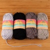 image:imageJubileeYarn Delightfully Plump Yarn  100gSkein Super Chunky Bamboo Rayon  Shades of Purple  4 SkeinsShades of Grey