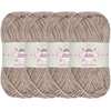 image:imageJubileeYarn Divine Treasures Yarn  50gSkein Fine Cotton Acrylic Blend  Crystal Skull  2 Skeins04 Houyis Bow