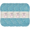 image:imageJubileeYarn Divine Treasures Yarn  50gSkein Fine Cotton Acrylic Blend  Crystal Skull  2 Skeins15 Unspoken Water