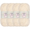 image:imageJubileeYarn Divine Treasures Yarn  50gSkein Fine Cotton Acrylic Blend  Crystal Skull  2 Skeins21 Baba Yagas Mortar  Pestle