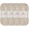 image:imageJubileeYarn Divine Treasures Yarn  50gSkein Fine Cotton Acrylic Blend  Crystal Skull  2 Skeins31 Selkies Skin