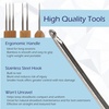 image:imageJubileeYarn Dreadlock Crochet Hooks  Bamboo Hair Weaving Needles for Dreads  1 Set of 31 Set