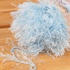 image:imageJubileeYarn Feather Whimsy Eyelash Yarn  50gSkein Fine Polyester Fur  Dark Purple  6 Skeins03 Powder Blue
