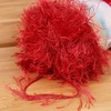 image:imageJubileeYarn Feather Whimsy Eyelash Yarn  50gSkein Fine Polyester Fur  Dark Purple  6 Skeins06 Dark Red