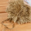 image:imageJubileeYarn Feather Whimsy Eyelash Yarn  50gSkein Fine Polyester Fur  Dark Purple  6 Skeins18 Mocha