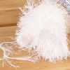 image:imageJubileeYarn Feather Whimsy Eyelash Yarn  50gSkein Fine Polyester Fur  Dark Purple  6 Skeins29 Sparkle White