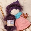 image:imageJubileeYarn Feather Whimsy Eyelash Yarn  50gSkein Fine Polyester Fur  Dark Purple  6 Skeins32 Summer