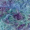 image:imageJubileeYarn Feather Whimsy Eyelash Yarn  50gSkein Fine Polyester Fur  Peacock  6 Skeins08 Blue Sparkle