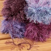 image:imageJubileeYarn Feather Whimsy Eyelash Yarn  50gSkein Fine Polyester Fur  Peacock  6 SkeinsShades of Purple