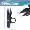 image:imageJubileeYarn Finger SnugSnip Trimmer  Black  12 UnitsCraftsmans Snips  Black