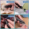 image:imageJubileeYarn Finger SnugSnip Trimmer  Black  12 UnitsCraftsmans Snips  Black