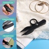 image:imageJubileeYarn Finger SnugSnip Trimmer  Black  12 UnitsCraftsmans Snips  Red