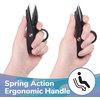 image:imageJubileeYarn Finger SnugSnip Trimmer  Black  12 UnitsCraftsmans Snips  Red
