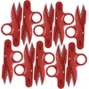 image:imageJubileeYarn Finger SnugSnip Trimmer  Black  12 UnitsCraftsmans Snips  Red