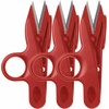 image:imageJubileeYarn Finger SnugSnip Trimmer  Black  12 UnitsCraftsmans Snips  Red