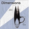 image:imageJubileeYarn Finger SnugSnip Trimmer  Black  12 UnitsSnugsnip  Assortment