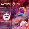 image:imageJubileeYarn Fishnet Pom Pom Yarn  100gSkein  Sandstone  3 Skeins03 Shade