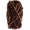 image:imageJubileeYarn Fishnet Pom Pom Yarn  100gSkein  Sandstone  3 Skeins13 Chocolate