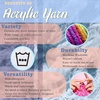 image:imageJubileeYarn Fishnet Pom Pom Yarn  50g Mini Bonbons  White  6 SkeinsCarbon