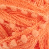 image:imageJubileeYarn Fishnet Pom Pom Yarn  50g Mini Bonbons  White  6 SkeinsTangerine