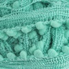 image:imageJubileeYarn Fishnet Pom Pom Yarn  50g Mini Bonbons  White  6 SkeinsTurquoise