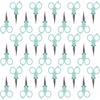 image:imageJubileeYarn Folding Scissors TSA Compliant and Portable Compact Safe Travel Scissors Stainless Steel Retractable  4 UnitsAdorable Aqua