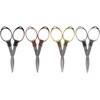 image:imageJubileeYarn Folding Scissors TSA Compliant and Portable Compact Safe Travel Scissors Stainless Steel Retractable  4 UnitsBlack