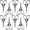 image:imageJubileeYarn Folding Scissors TSA Compliant and Portable Compact Safe Travel Scissors Stainless Steel Retractable  4 UnitsBlack