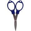 image:imageJubileeYarn Folding Scissors TSA Compliant and Portable Compact Safe Travel Scissors Stainless Steel Retractable  4 UnitsBlue