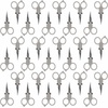 image:imageJubileeYarn Folding Scissors TSA Compliant and Portable Compact Safe Travel Scissors Stainless Steel Retractable  4 UnitsGenerous Grey