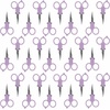 image:imageJubileeYarn Folding Scissors TSA Compliant and Portable Compact Safe Travel Scissors Stainless Steel Retractable  4 UnitsLoyal Lavender
