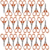 image:imageJubileeYarn Folding Scissors TSA Compliant and Portable Compact Safe Travel Scissors Stainless Steel Retractable  4 UnitsOrange