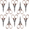 image:imageJubileeYarn Folding Scissors TSA Compliant and Portable Compact Safe Travel Scissors Stainless Steel Retractable  4 UnitsPink