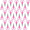 image:imageJubileeYarn Folding Scissors TSA Compliant and Portable Compact Safe Travel Scissors Stainless Steel Retractable  4 UnitsPocket Pink